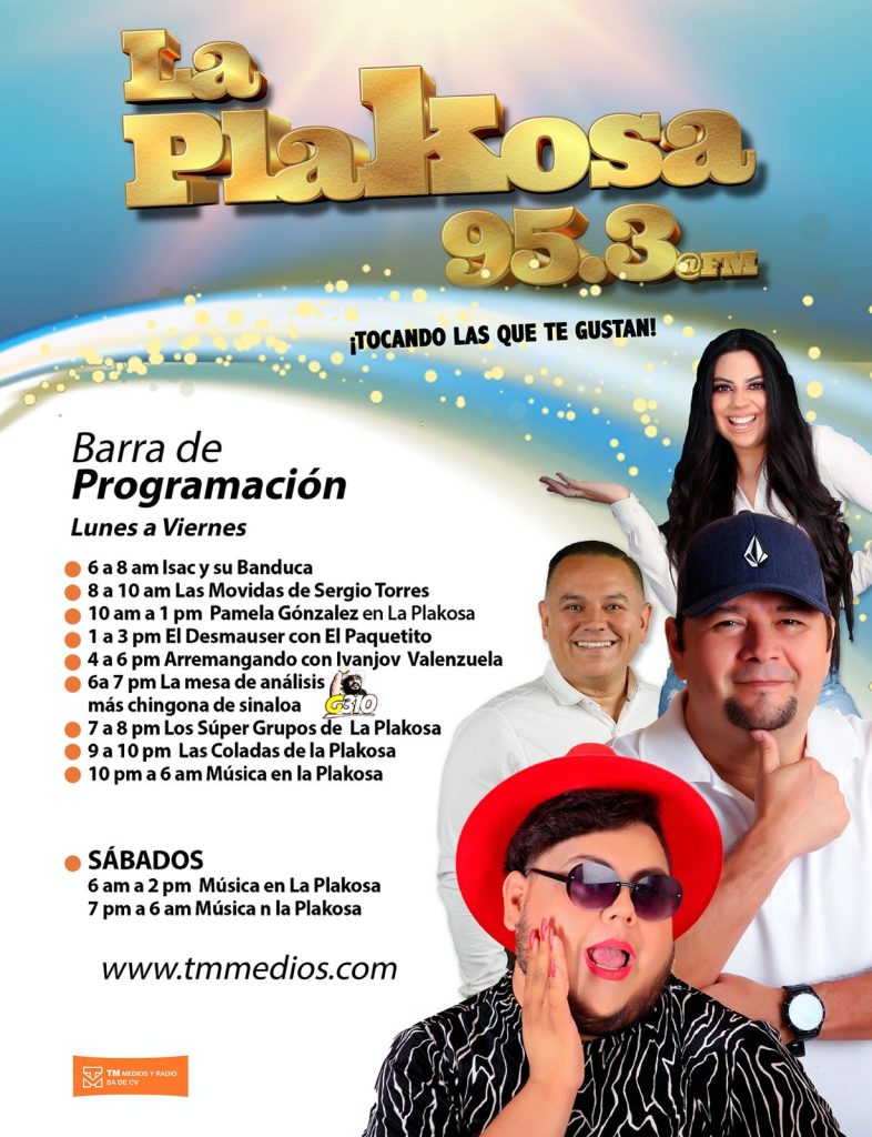 BARRA DE PROGRAMACION LA PLAKOSA